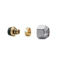 Σύνδεσμος πολυστρωματικής σωλήνας 24 x 19 (Al-Pex) Φ16x2 Brass Form 00-02-03