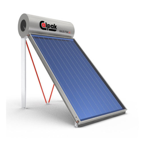 Ηλιακός Θερμοσίφωνας Calpak Mark 4 Glass 160/2.6 Επιλεκτικός Τριπλής Ενέργειας TRIEN για σύνδεση Α/Θ
