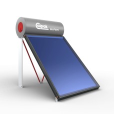 Ηλιακός Θερμοσίφωνας Calpak Mark 5 Glass 125/2.1 Επιλεκτικός Διπλής Ενέργειας